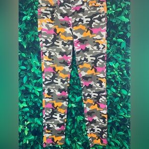 Camouflage pants multi color